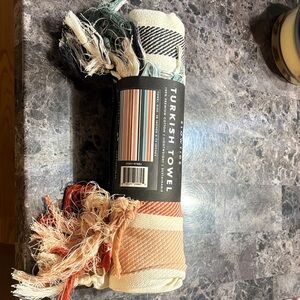 Turkish Towel by Turkish Towel - Multi-Color Stripe